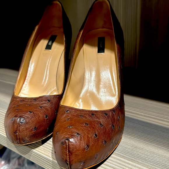 Bally- Made in Italy - original real Ostrich Heels - Picture 5 of 9